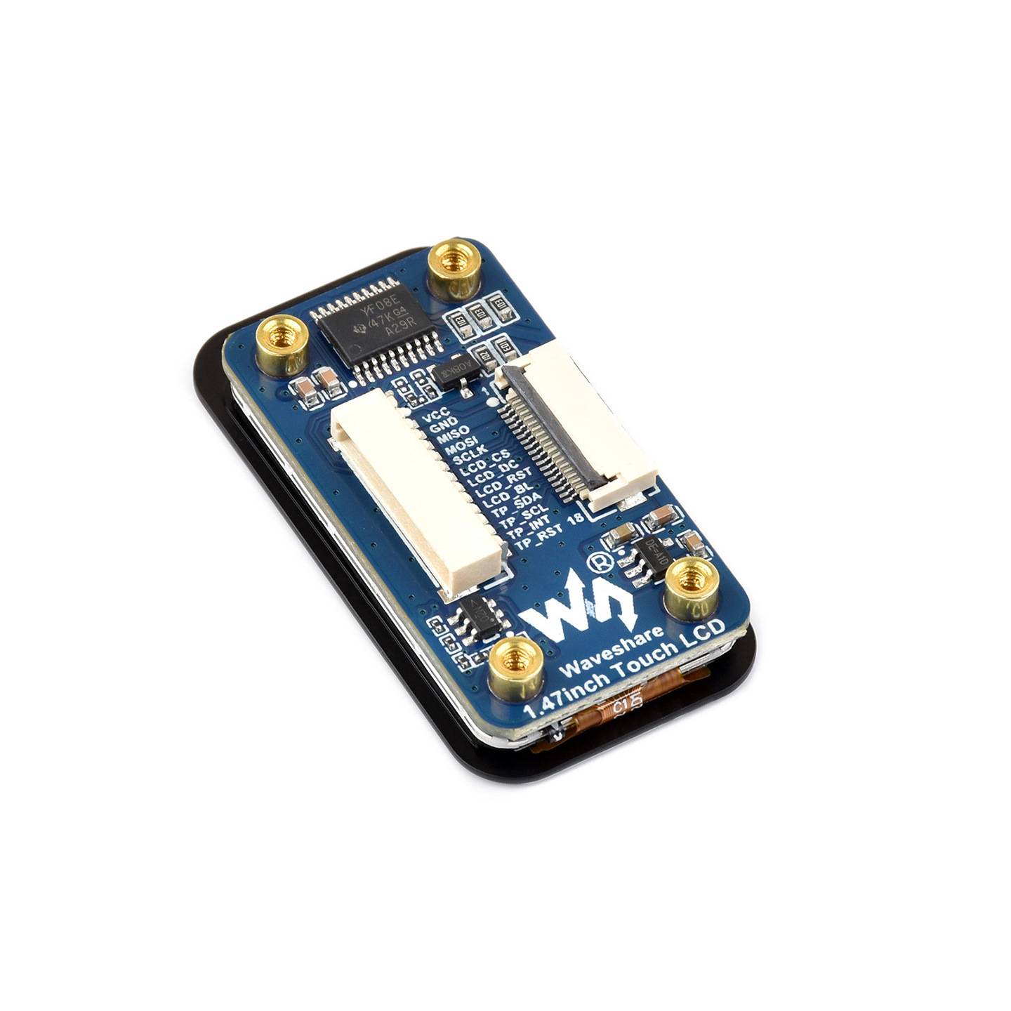 1.47寸IPS彩色触摸显示屏 带扩展板 172×320 分辨率 SPI/I2C