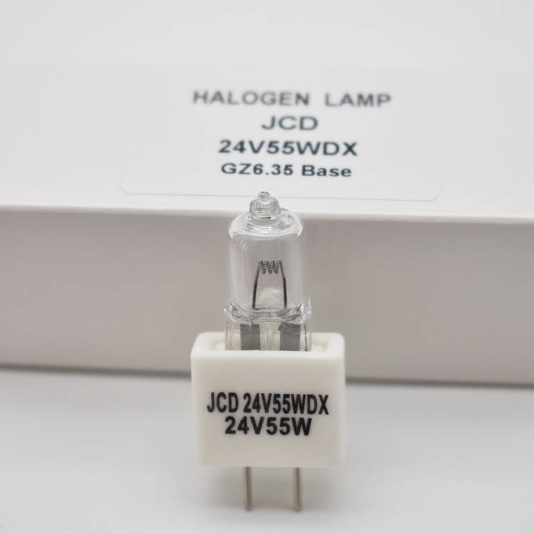24V55W卤素灯珠JCD海上船泊用搜救艇ACR-6003探照灯泡JCD24V55WDX