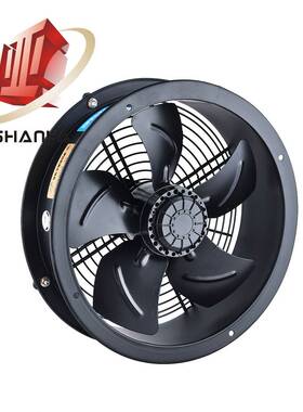 外转子轴流风机YWF6D-550矮筒大功率大风量占地小工业排风换气