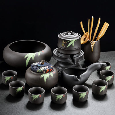 紫砂茶具套装家用简约半全