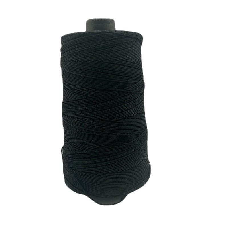 三股扭绳包扎黑色涤棉棉绳档案袋棉细线棉线绳子头绳圆绳挂绳