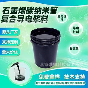 石墨烯碳纳米管复合浆料水系上浆剂电热导电纤维复合原料导热浆料