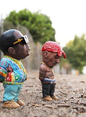 新款创意树脂摆件传奇人物霸气雕像摆件办公室创意摆件