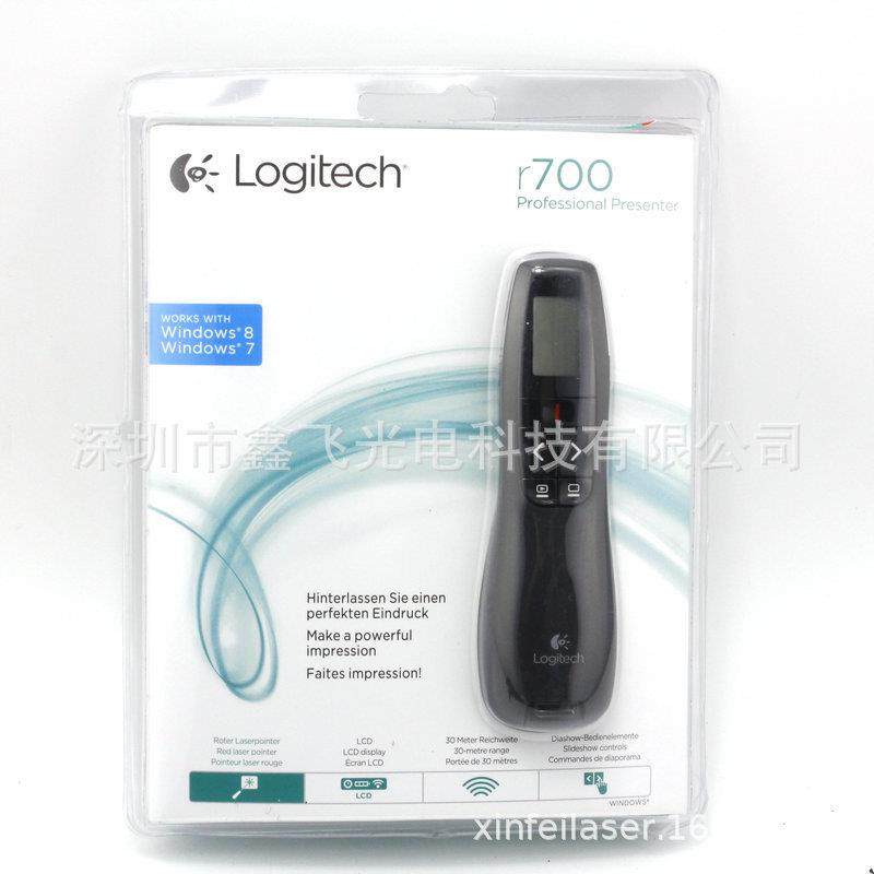 罗技激光翻页笔R700无线演示器 PPT翻页笔投影笔幻灯片播放笔
