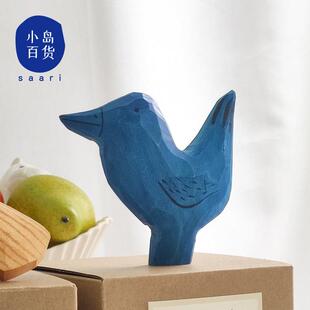 丹麦fermliving小鸟挂钩木质衣架北欧手作设计墙面装饰创意儿童