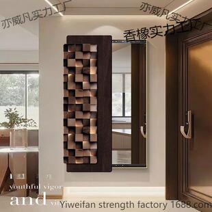 中风立体隐藏式全身关镜推拉仿可遮挡古亦威凡实关闭暗形穿衣镜玄