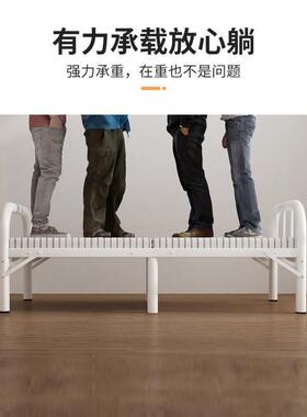 可来的床可收床以收叠的床可拆收的单人铁床加厚加固折叠起CPZ单