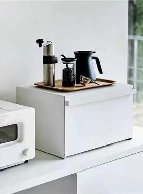 厨房容中料岛台简约收纳盒 大量面包食物调防尘多功能整理ws02202