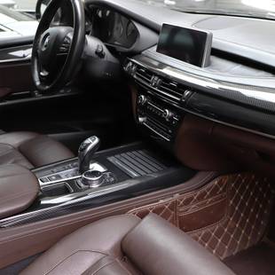 厂X5家直销14-18装款X5中控向 盘桃木内饰碳纤维方内饰改保护壳贴