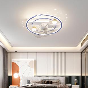 202扇5年款 卧室书房儿童风吸620顶灯长方形客厅l现ed后代简约灯新