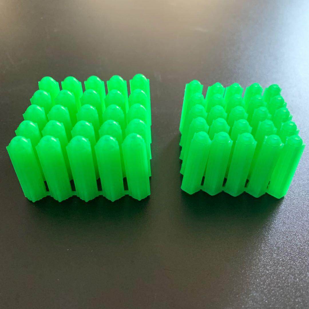 一装件起批M管8塑料膨胀盒8厘连体胀UOF绿色塞pp