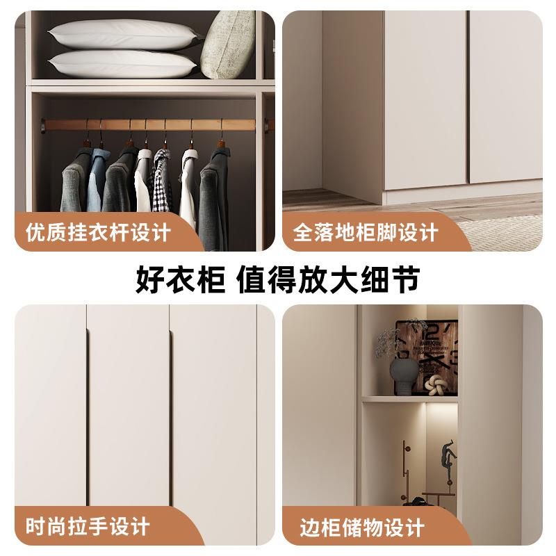 实木户衣柜家用卧室小型经济童纳储物柜出租房衣柜用收组装儿简易