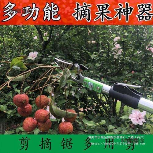 新款剪摘果高剪枝高空摘GPM果采摘摘龙眼荔剪高空锯采枝摘工具麦