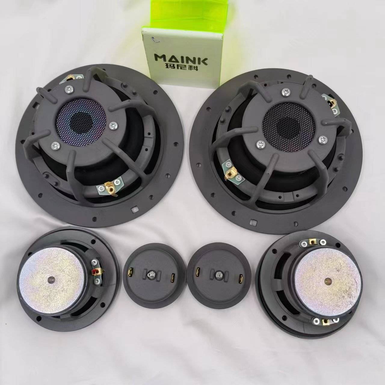 玛尼科低频单元音箱喇叭大功率6.5寸低音喇叭音箱喇叭12寸扬声器