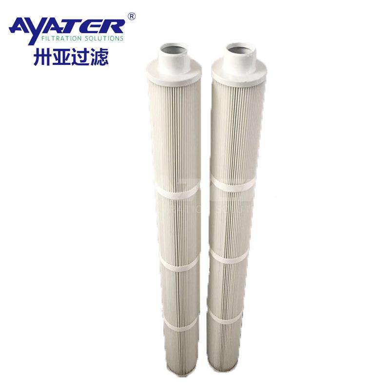 过生滤脉滤冲褶式2米仓除尘顶器长筒替代除尘布袋滤芯产2米长滤厂