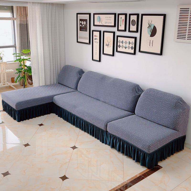 加厚全包通用型沙发全套防滑四季套罩通用弹力组合坐垫贵妃时尚款