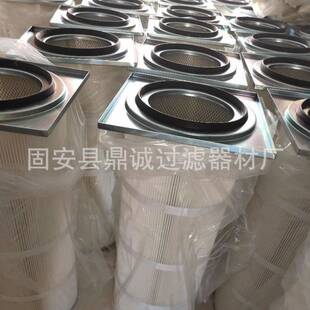 卡盘除尘滤芯粉尘覆膜阻燃烟粉尘工业抛丸除尘器滤芯表面光易清灰