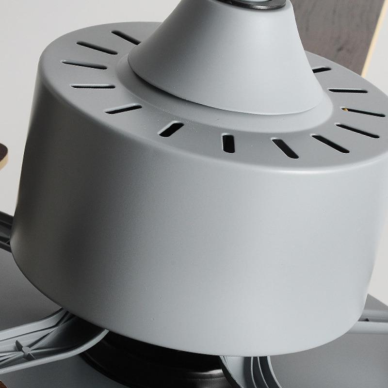 欧式风扇灯风扇灯一体式吊中餐扇灯客厅厅卧室静五叶吊扇灯音山家