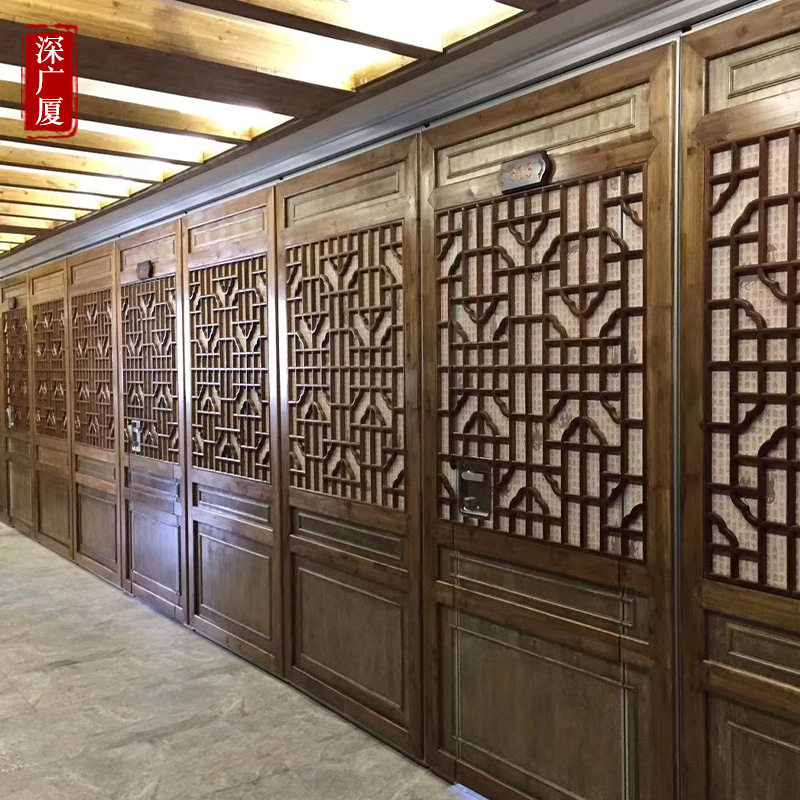 酒店宴会厅隔断可移动隔断展厅饭店包厢活动隔断屏风办公室隔断墙