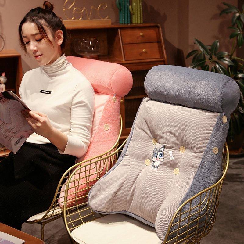 床头护靠枕读抱枕靠软包垫大靠背垫沙发床上j854654书睡觉腰护颈