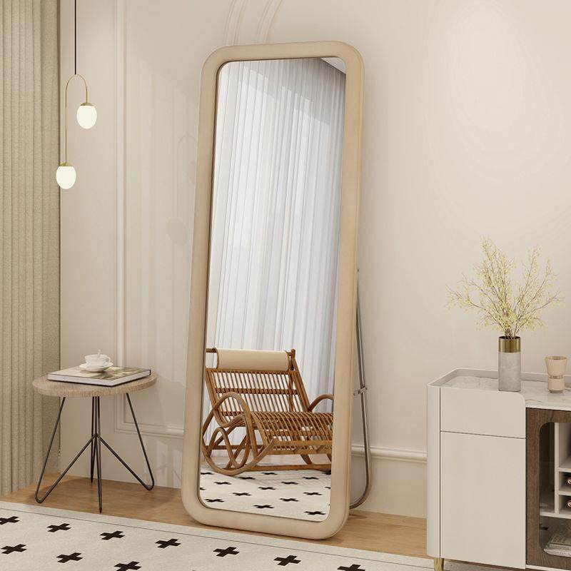 油娜斯全身镜网红卧室室穿衣镜家用LNO奶软包客厅落兰地镜卧试衣,住宅家具,穿衣镜,淘宝优惠券,粉丝福利购,淘宝优惠卷