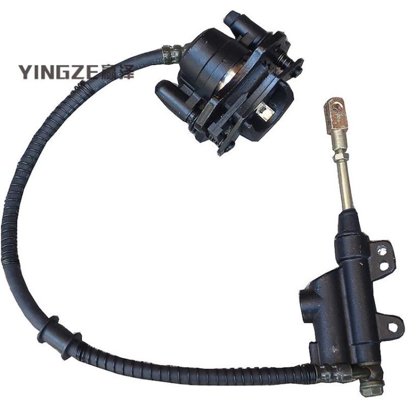 四轮沙滩车脚刹泵l卡丁车配件改装脚刹车 卡钳碟刹总成刹车泵