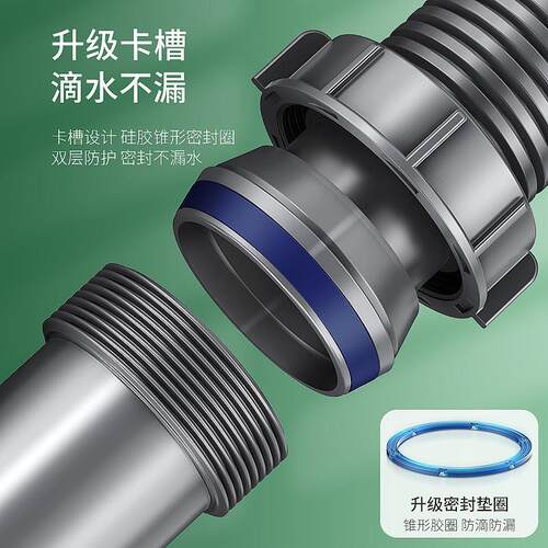 厨房下水管排洗菜盆水槽