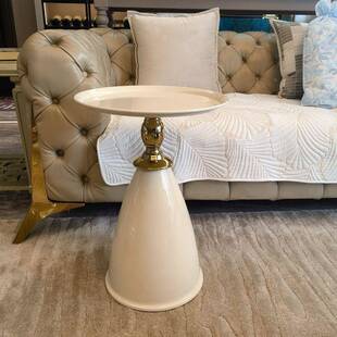 沙发轻奢边桌意式茶几FAI现客厅迷你阳台圆北欧代创意圆角形简约