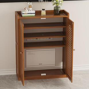 002新款家用路由器放置客架厅置电视机交换机物多媒架体整理遮挡