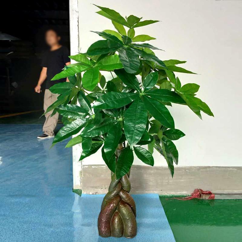 发财树植盆景植物盆栽假落地客厅摆件花大LAA型室绿内装饰塑料花