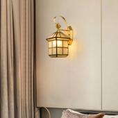 简约中式 L厅新款 全铜户外欧式 7过道变阳台餐走廊床662头壁灯光LED