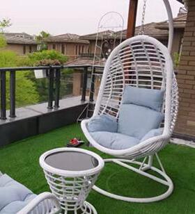 9C吊室椅户内外秋千椅吊篮藤家用休闲懒人阳JM-38256台鸟巢椅吊床摇篮椅摇