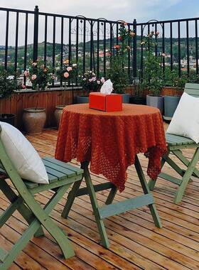 折叠桌椅户小用型家阳台吃饭餐桌子摆简约实木组合简易666888便携