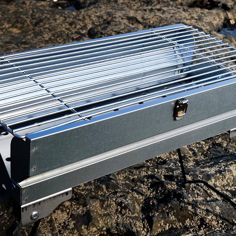 不生锈木炭烧烤架折叠户可露营bq亚马BF2逊家外用便携b烧烤炉