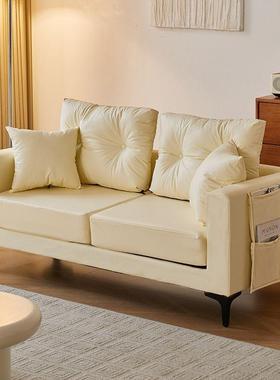 发小户双三人出租型房屋沙公寓装服店休息区接待黑色懒人客厅NSS