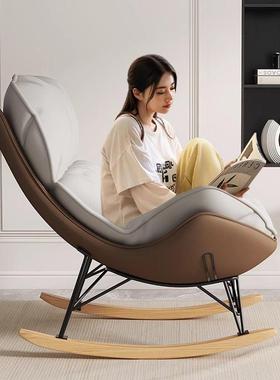 摇PTO摇躺椅成人厅可睡觉阳台休椅客家用懒人沙发闲龙椅虾逍遥椅单人