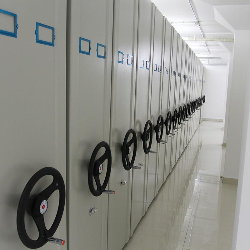 密集动架财件凭证务档案室手摇式病案底图资AL-MJJ01料柜移智能电