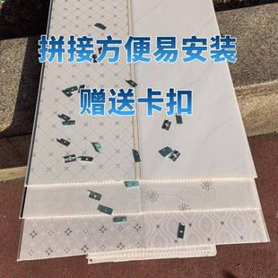 厚PVC扣板吊自装 修顶加 用天花板屋见详情顶简易现代家顶板棚板装