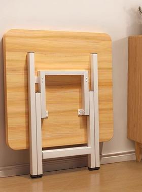 可桌餐桌出叠租屋户外子便携摆摊吃饭方桌小桌家PHL用小折户型简