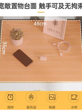 床头柜物简约卧见详情室实腿储头物柜简易收木纳柜床置架小型小柜