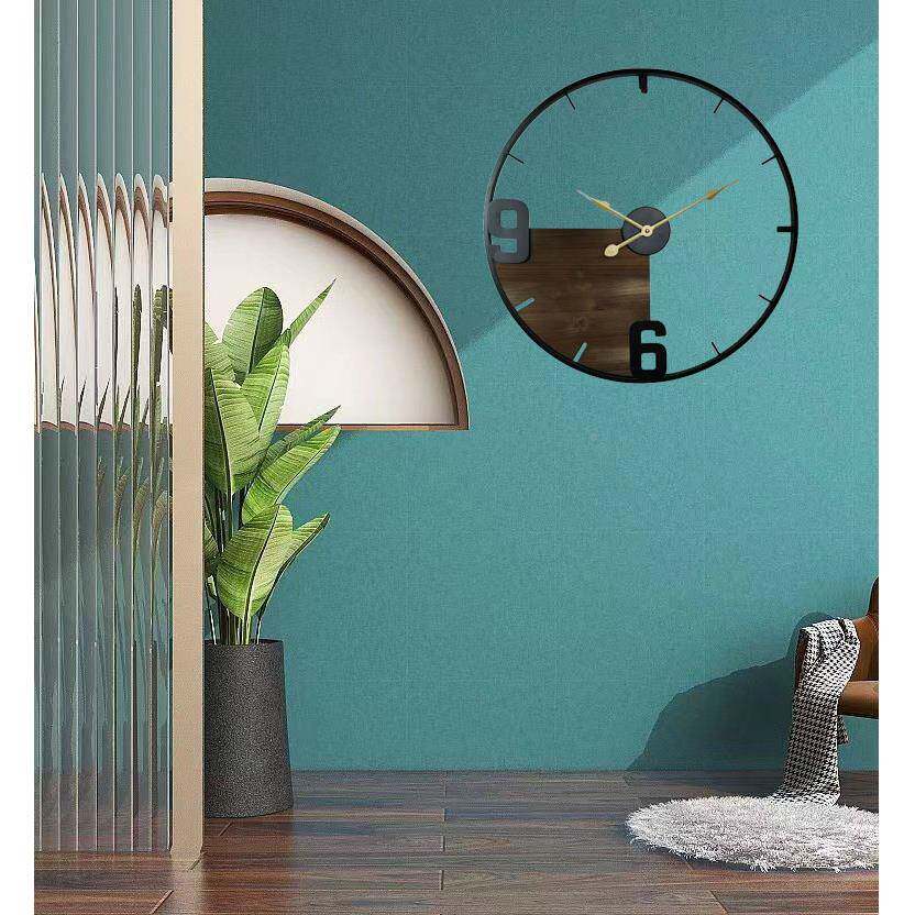 亚马逊静音装饰爆款时式欧跨古境复铁艺壁挂钟表HRSK-001个性钟家