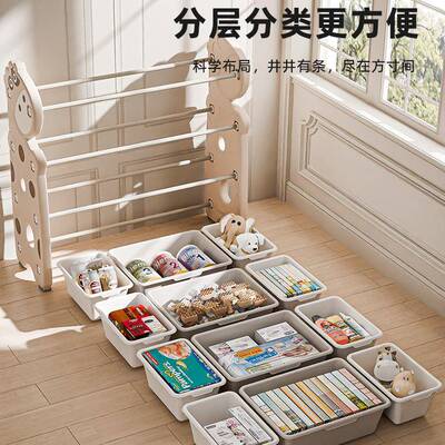 物儿童理玩具SIS收纳置架物多层大容量家用宝宝简易落地分类整箱