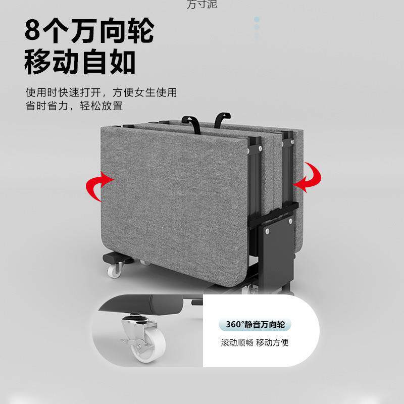办公室家用午睡简易折床叠人人午休二折成四折见详情单人床陪护单便携床
