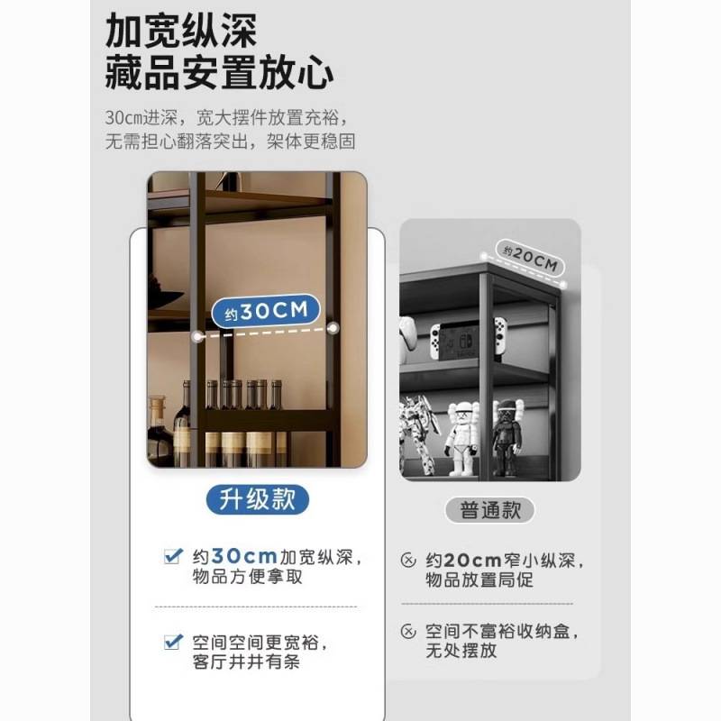 餐厅餐边柜铁艺博古架书架酒架酒柜置物架屏风办公室隔断柜客厅