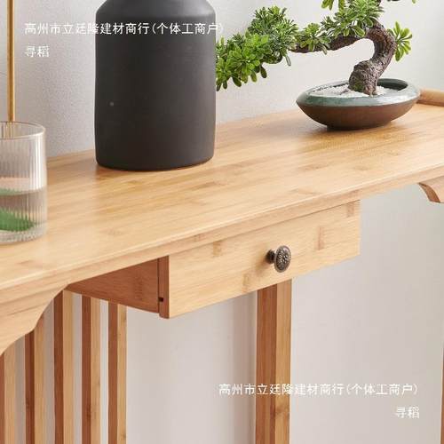 新中式香玄关台香案供条桌代案几翘现头案条案供桌案实木00070桌