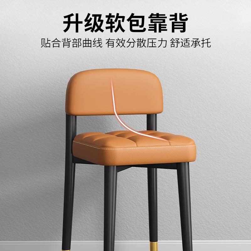 凳子餐桌凳方凳奢餐结圆家用板凳靠背耐用椅现子简约代实轻167矮