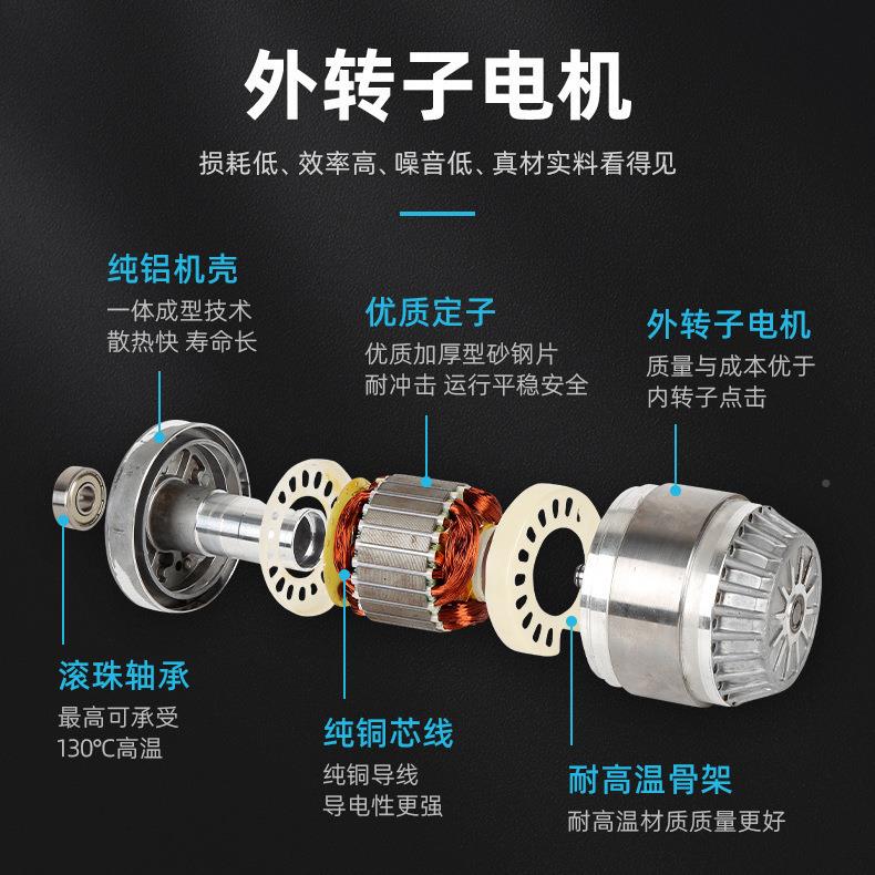 YW987F4E/4D转子轴流风机库冷冷干机凝空压机外冷器散热风扇380V2