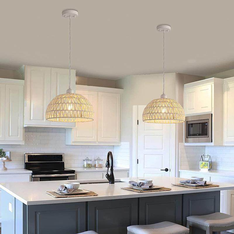 跨境麻绳吊灯手餐工编XC202207织厅宿栈创意藤编艺术客藤艺东南亚,家装灯饰光源,智能吊灯,淘宝优惠券,粉丝福利购,淘宝优惠卷