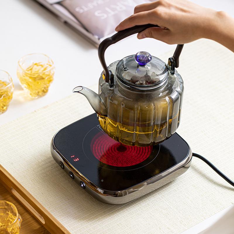 功电率玻璃蒸煮玻璃茶壶陶炉大炉家用电热煮QR031茶白茶烧水壶养