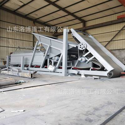 小型沙场筛石机振动筛沙机滚筒式砂石分离机移动式大型无轴滚筒筛